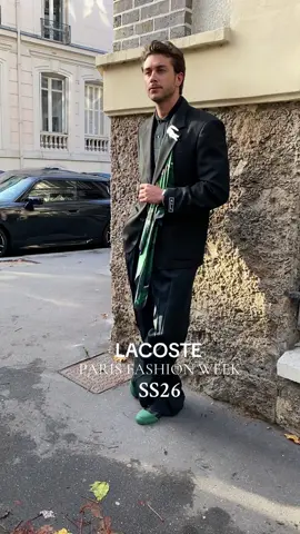 Fashion Show @Lacoste  #fashionparis #StreetStyle #lacoste #PFW #pfwss26 