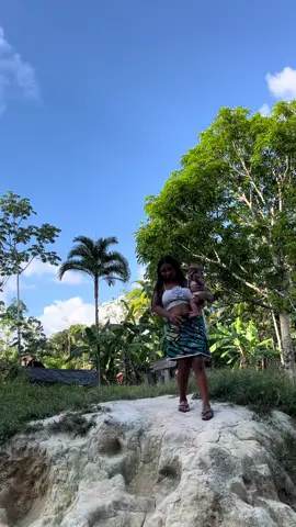 #eu e minha filha vou banhar 