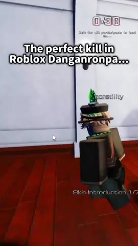 The Perfect Roblox Danganronpa Kill…#roblox #gaming #danganronpa #fyp #foryoupage 
