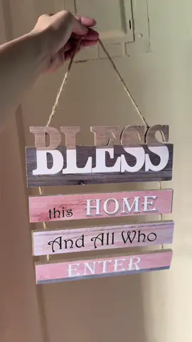 Bible verse Wall decor to guide our home from bad spirits. We all need this wooden hanging wall decor. #bibleversewalldecor #inspirationalwalldecor #doorwalldecor #hangingdecor #walldecor 
