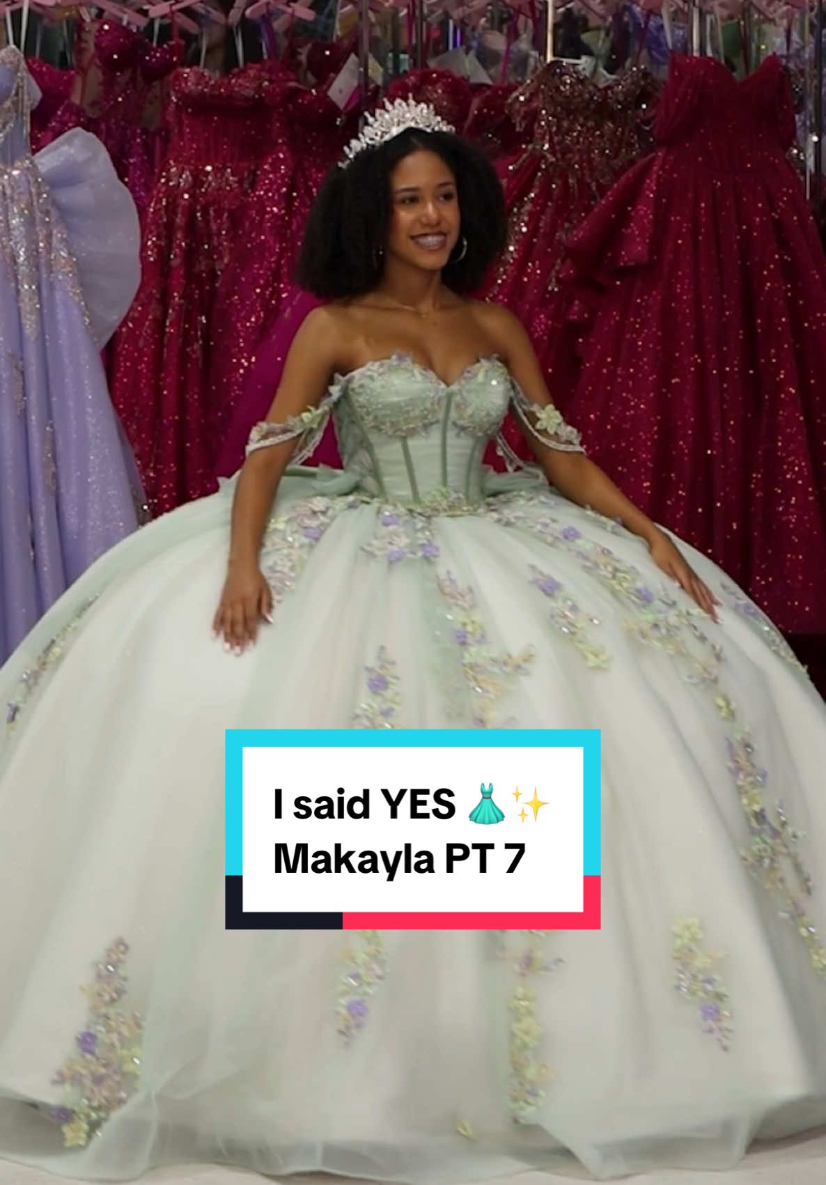 Replying to @👑🌸Sonia HN🌸👑 Watch this FULL episode of #PlanningMyQuince on @Moda2000’s YouTube! Link in Bio!👗💕 #quince #quinceañera #dresses #shopping 