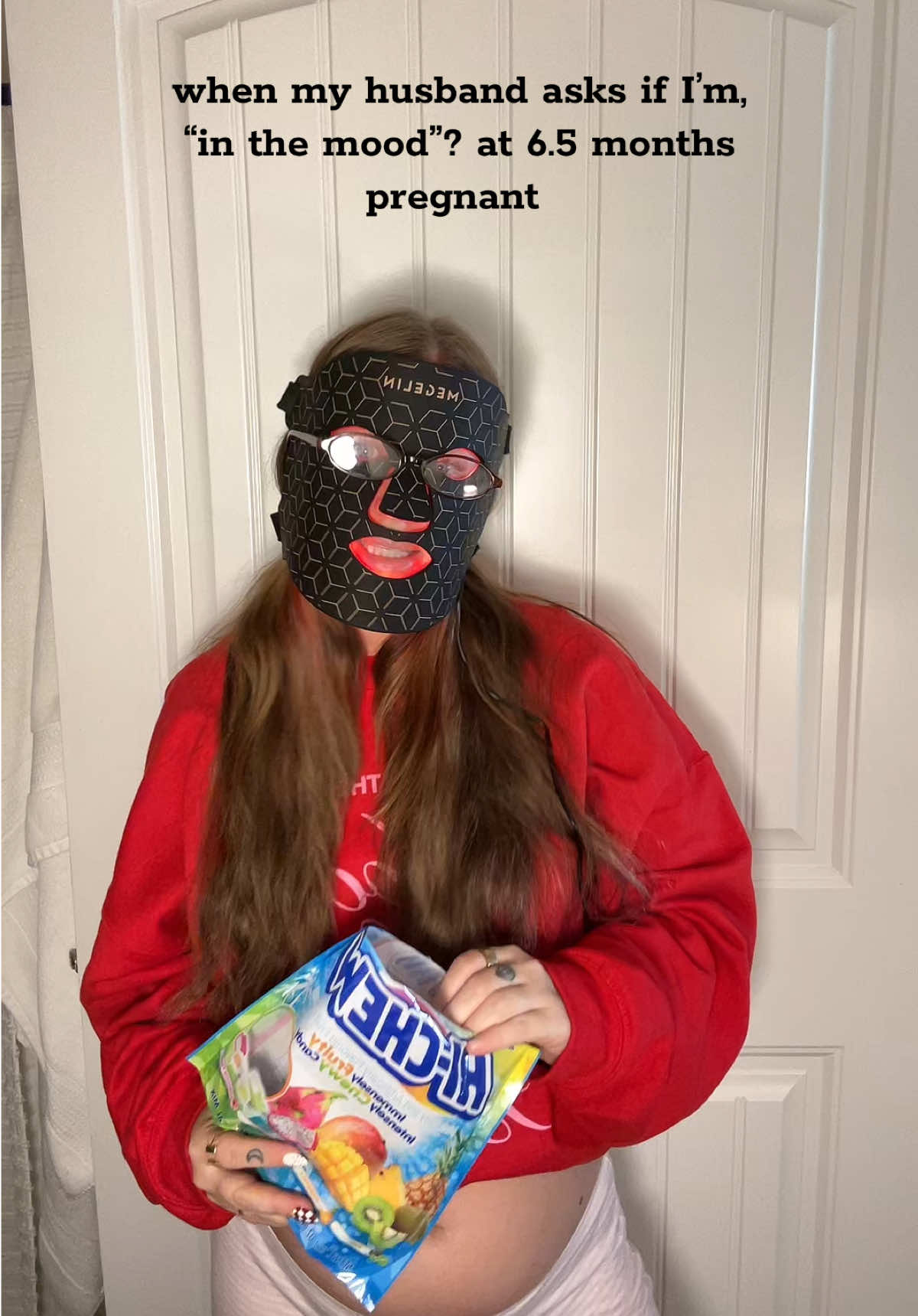 love the enthusiasm & effort but that will not be happening sir #pregnant #pregnancy #husbandwife #fyp #foryoupage @Hi-Chew @LONELY GHOST @Megelin Global 