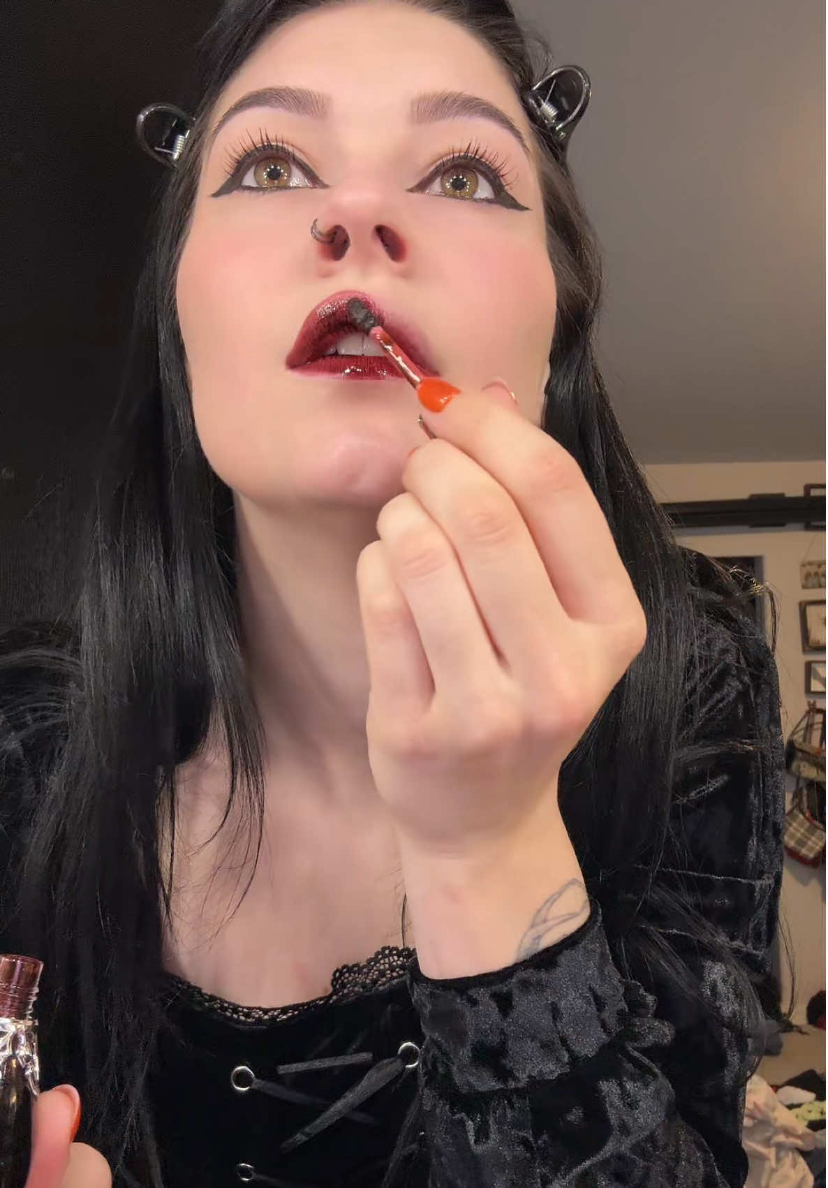 LIP TINT FOR TODAY! #31daysofhalloween #mysteryjewlerygirl #fypシ゚viral #trendingvideo #mysteryjewelryjar 