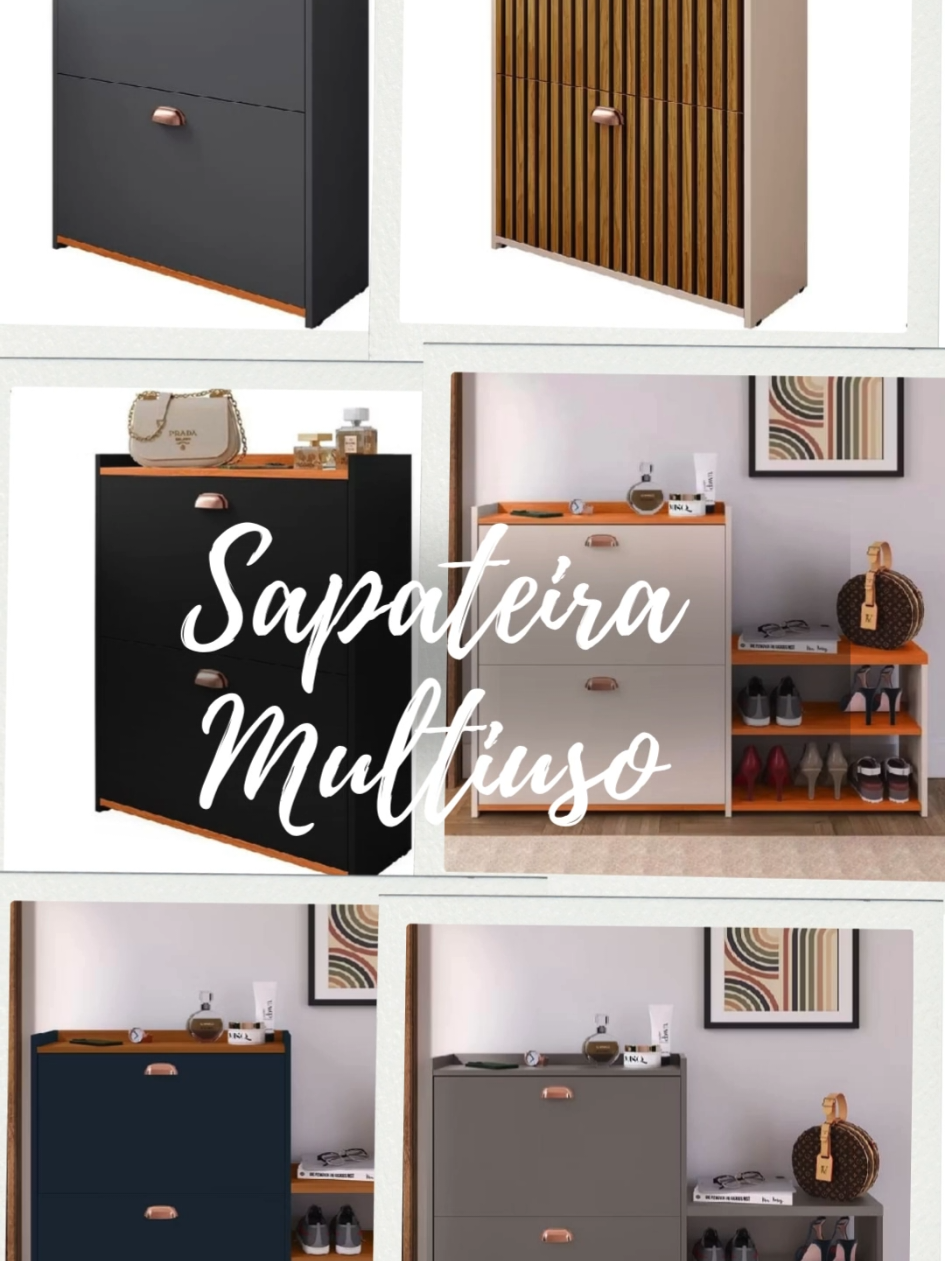 👟 Organização com estilo! A Sapateira Multiuso com Banquinho acomoda até 21 pares e é perfeita ✨ 🔗https://s.shopee.com.br/BKxmtCA69 #multiuso #sapateira #shopee #viral 