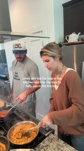 I can’t be alone in this 😅 Like I want you to WANT to help… but also it’s easier if I just do it myself so nvm #relatable #couples #cookingtogether #cookwithme #fyp #eldestdaughter #typaa #anxious #controlfreak 