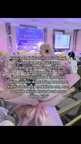 aku berpendidikan bukan untuk menyaingimu sebagai laki laki, tapi untuk anakku dikemudian hari, karna pendidikan pertama seorang anak adalah ibunya. #pendidikan #pekerjakeras 