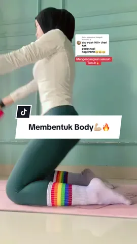 Membalas @Nengsih Purnama S Lanjutkan Dampe Dapet Body Yang di Inginkan🔥👌🏼#olahragamengencangkantubuh #membentukglutes #mengencangkanpaha #menbentukbody #dumble 