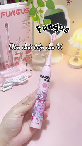 Bàn chải điện cho bé Fungus cho bé từ 4 _ 12y+ nhé các mom #banchaidienchobe #fungus #banchaidienfungus #banchaidien #banchaidientreem 