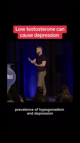 Low #testosterone can cause depression. 