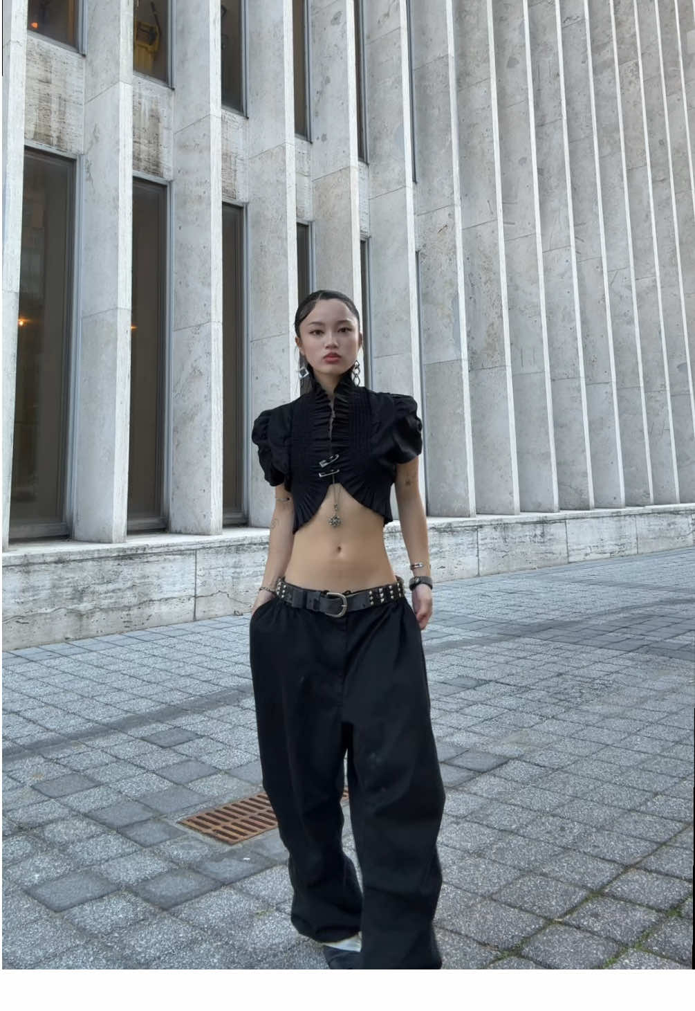 Will be posting more of my brand content soon this month🤭 #fit #nyc #outfitinspo #OOTD #allblack 