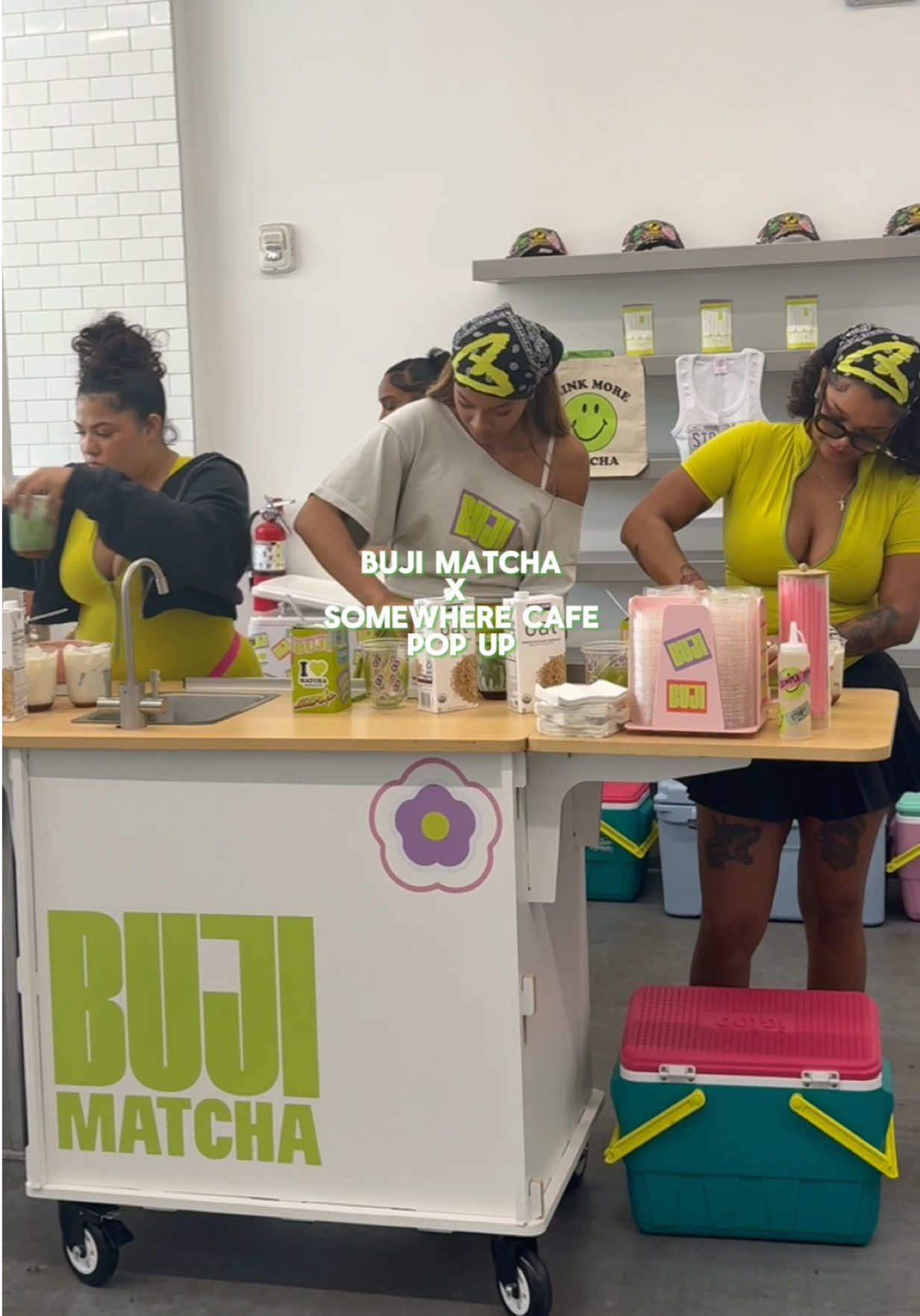 this matcha girly FINALLY made it to a @Buji Matcha pop up at SOMEWHERE cafe & that cinnaBUJI matcha made my entireeee day 🥹😍 i wanted one of everything😭  #dmvcontentcreator #bujimatcha #viral #foryoupage #lifestylecreator  