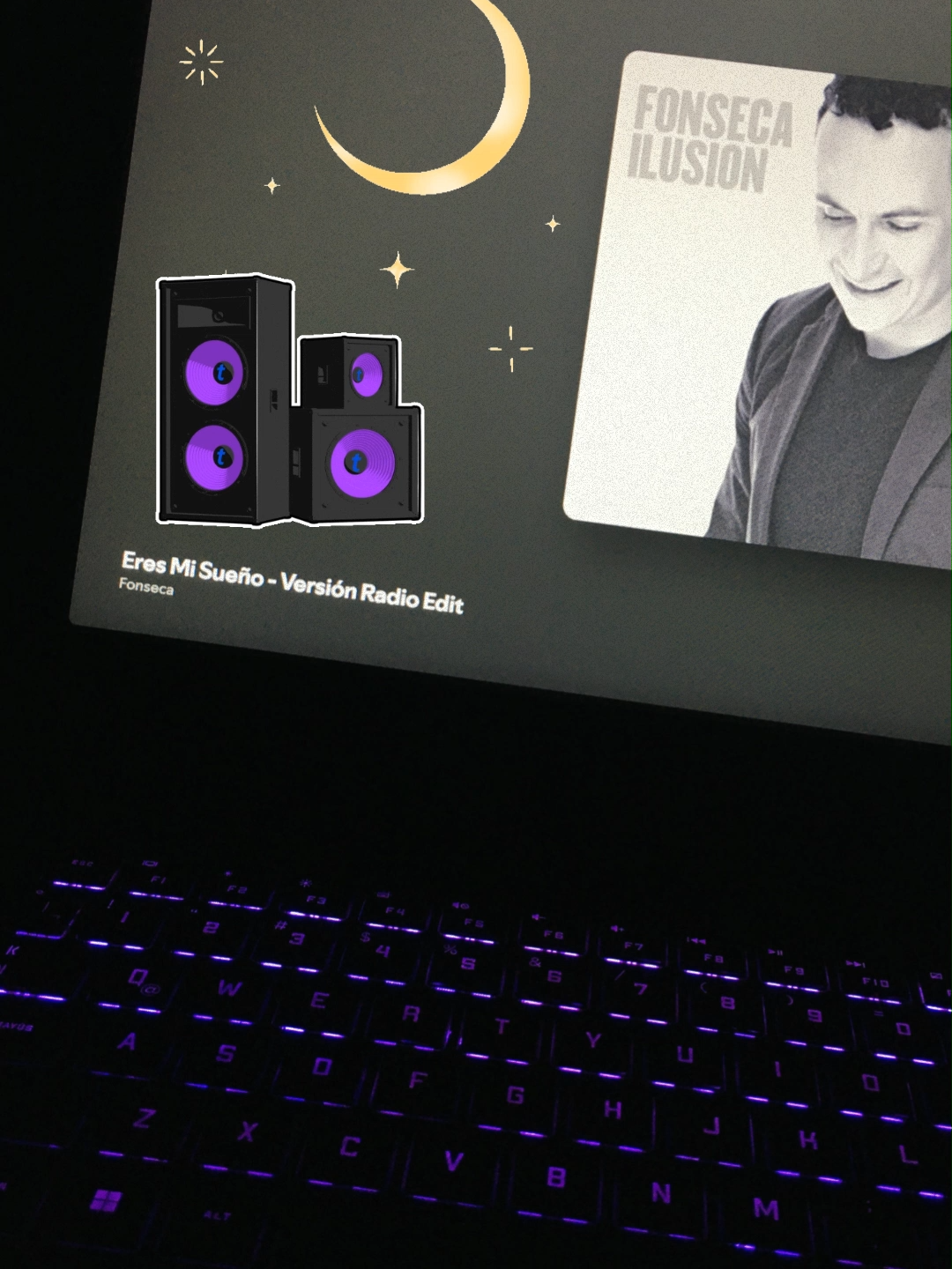 tu eres mi sueñooooo💜 #music #fonseca #amor ##fyp #eresmisueño