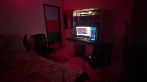 Night full view on my studio । only argb vibe on my zone #trending #tiktok?bangladesh #pcsetup #studio #tiktokviral 