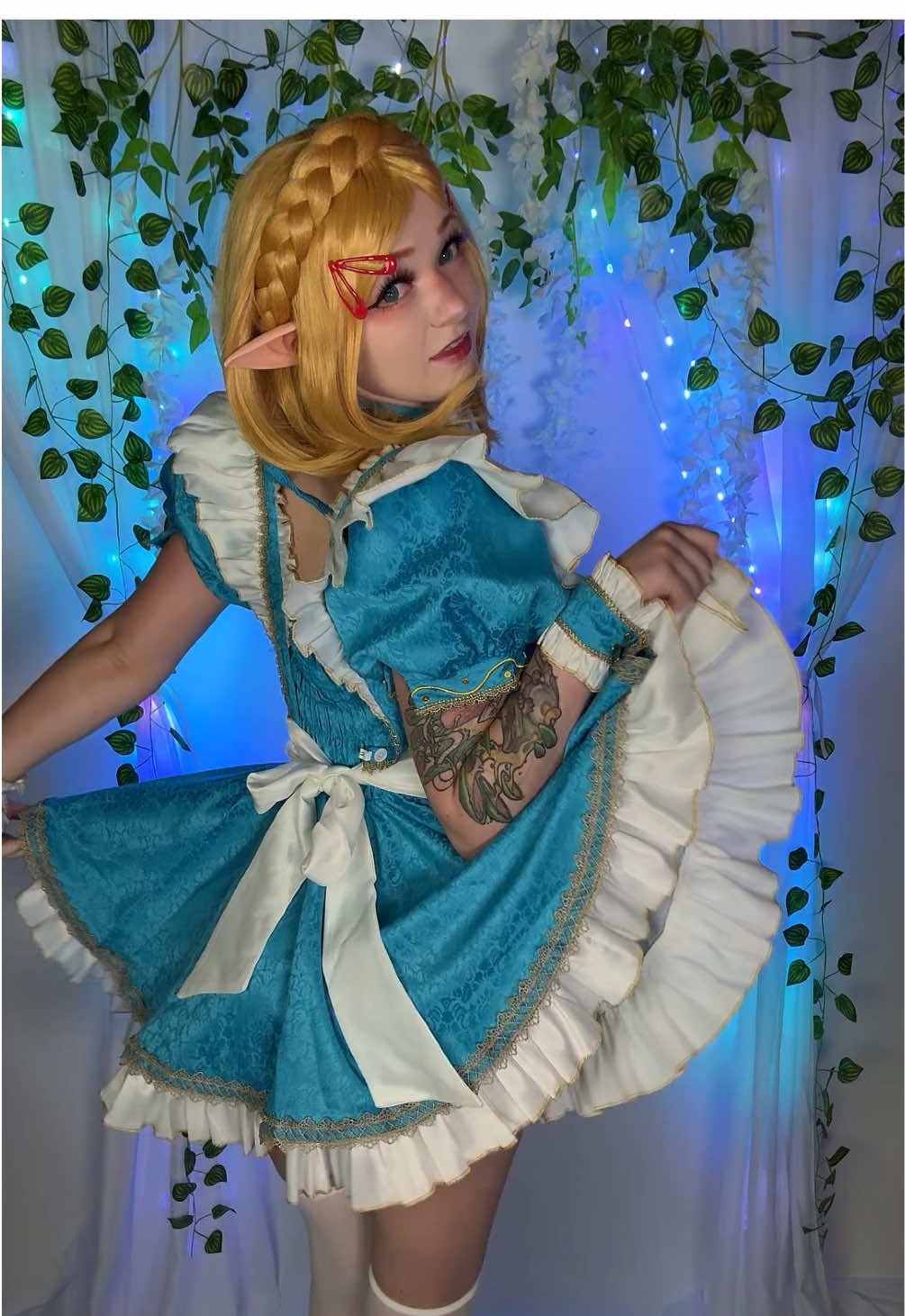 *in a maid dress LOL #zeldacosplay #legendofzelda #princesszelda 