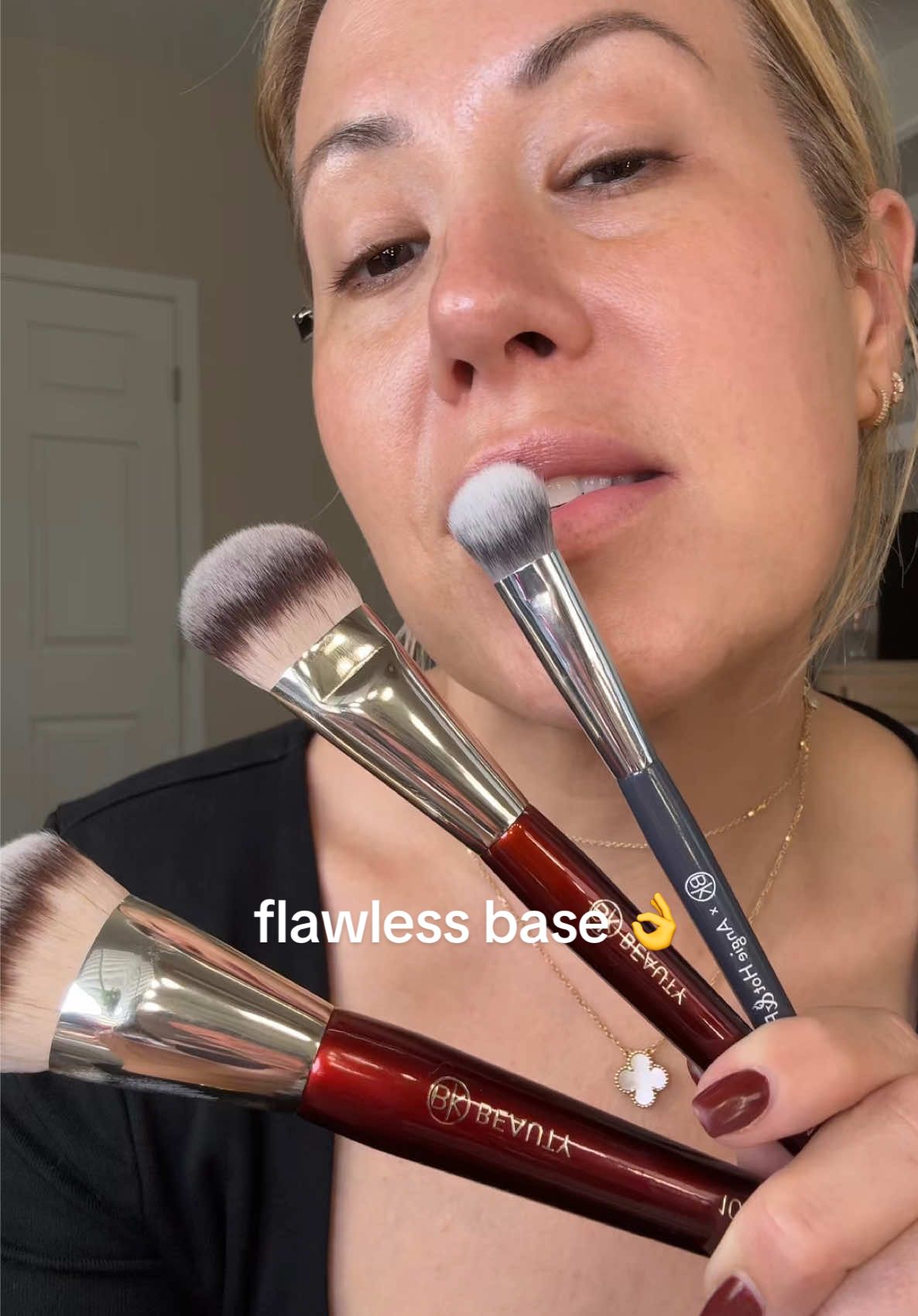@BK Beauty Brushes girl for life 💕 #bkbeautyflawlessface #bkbeautybrushes #bkbeautyflawlessfacemakeupbrushtrio 
