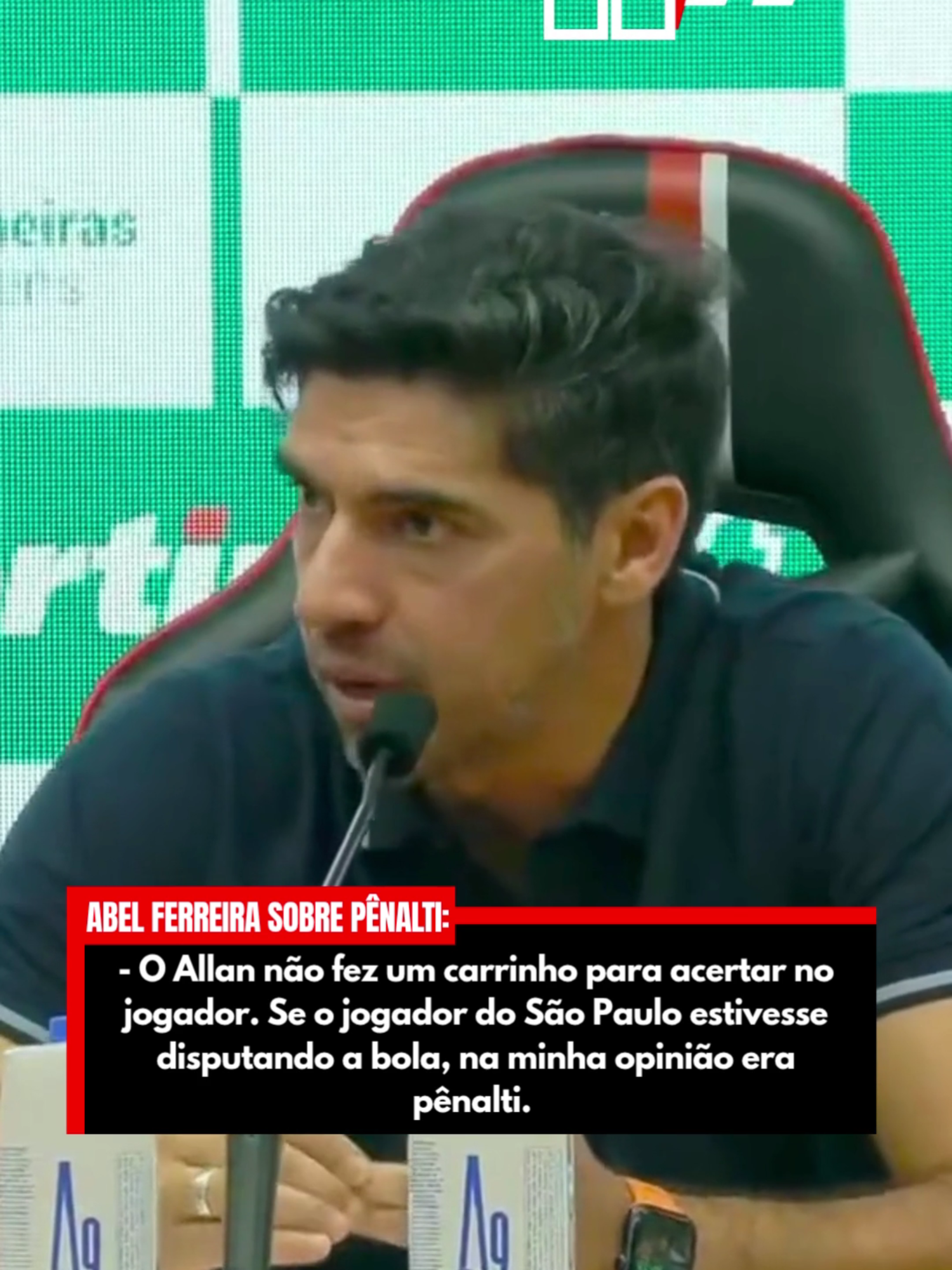 ABEL FERREIRA FALA SOBRE PÊNALTI POLEMICO NÃO MARCADO PARA O SÃO PAULO | COLETIVA DE IMPRENSA PÓS JOGO CONTRA O SÃO PAULO #saopaulo #palmeiras #abelferreira #futebol #brasileirao #penalti