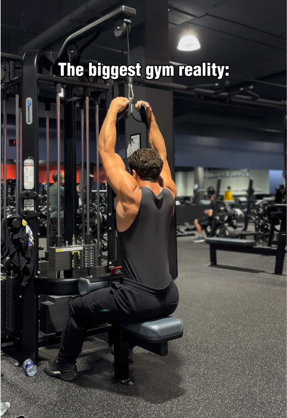 The reality of going to the gym... #fyp #gym #Fitness #bodybuilding #relatable 