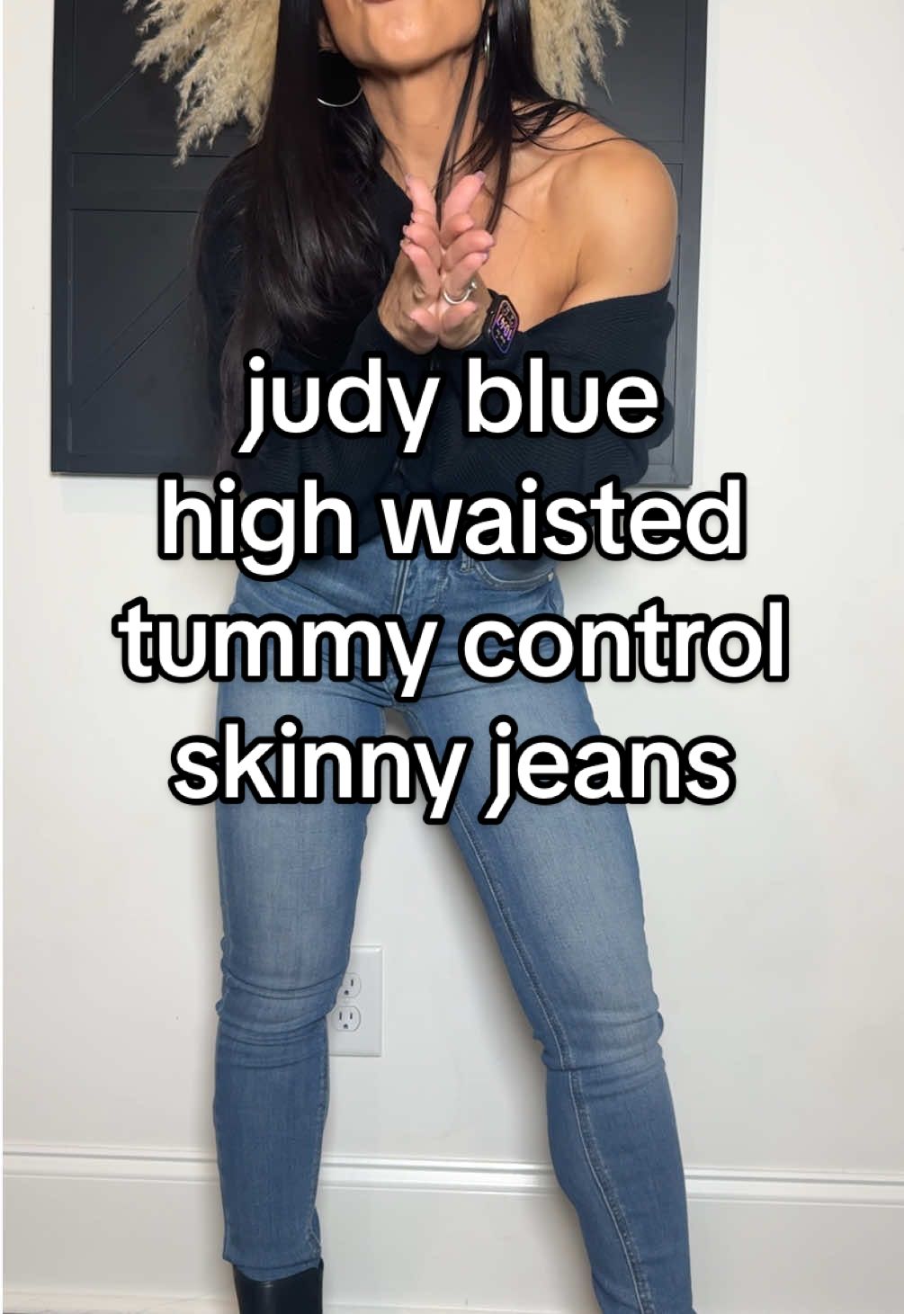 these are GOOD 👏🏼  make sure you size down on these high waisted tummy control skinny jeans @Emma Lous Boutique #skinnyjeans #judyblue #tummycontroljeans #tiktokshopcreatorpicks #tiktokshopfalldealsforyou 