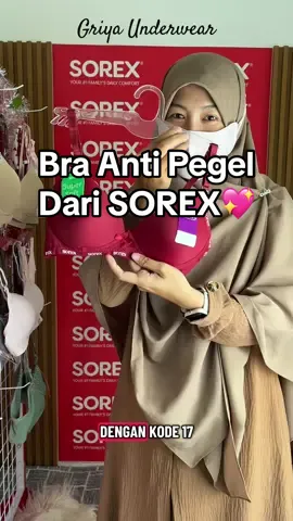 Bra anti pegel dari SOREX ,tali bisa di adjust sesuai kenyamananmu. Tanpa mahal tapi awet nyaman seharian. Ready ya siap kirim #brasorex #bhsorex #bhtanpakawat #bratanpakawat #bhsorex17232 