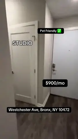 RENT STABILIZE STUDIO APARTMENT   Rent: $900/mo Note: Showings are scheduled only after the application form is completed and  the fee is paid. The fee is fully refundable if you don't get the apartment or choose not to proceed. Watch the video for a virtual tour!  For more info⬇️ and faster response : Email: realtorcynthiaacevedo1@gmail.com #nyc #njrentals #viral #nyc #rental