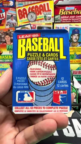 1986 Leaf Baseball Pack #junkwaxsal #hotgarbage #junkwax #86leaf #86leafbaseball 