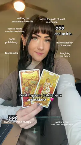 you will get what it is you’re manifesting and waiting for! and so it is! 💖🌸✨#tarotok #tarotreading #divinefeminine #manifestation #spiritualguidance 