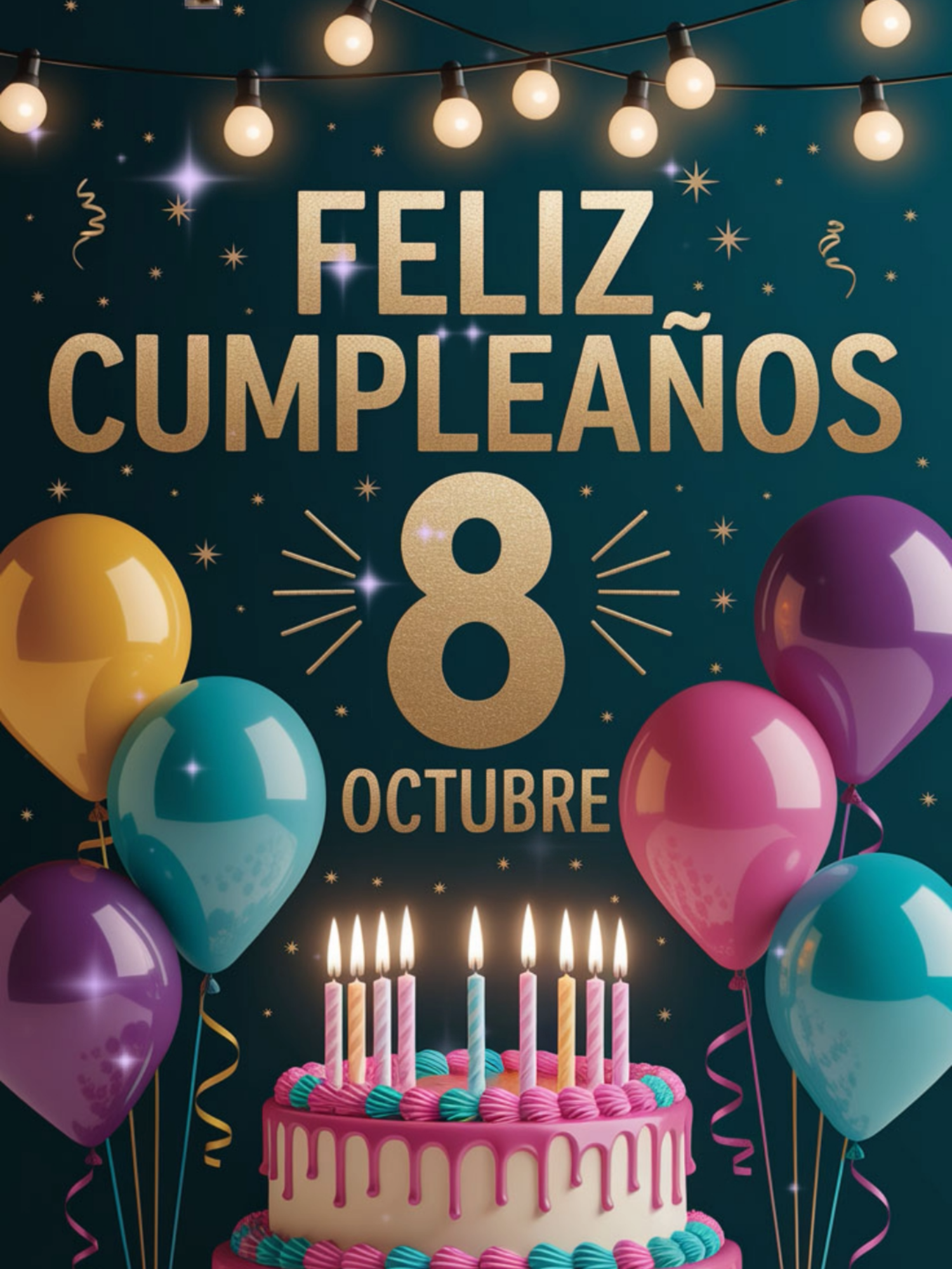 Felicidades 8 de Octubre - Las Mañanitas para el 8 de Octubre - Saludo de Feliz Cumpleaños Saludo de Cumpleaños dedicado para los nacidos un 8 de Octubre. Festeja este día con la Canción de Las Mañanitas Mexicanas. ¡Feliz Cumpleaños! #8deOctubre #cumpleaños #Octubre #FelizCumpleaños #CumpleañosFeliz  #happybirthday #lasmañanitas #mañanitas #mariachi  #8Octubre