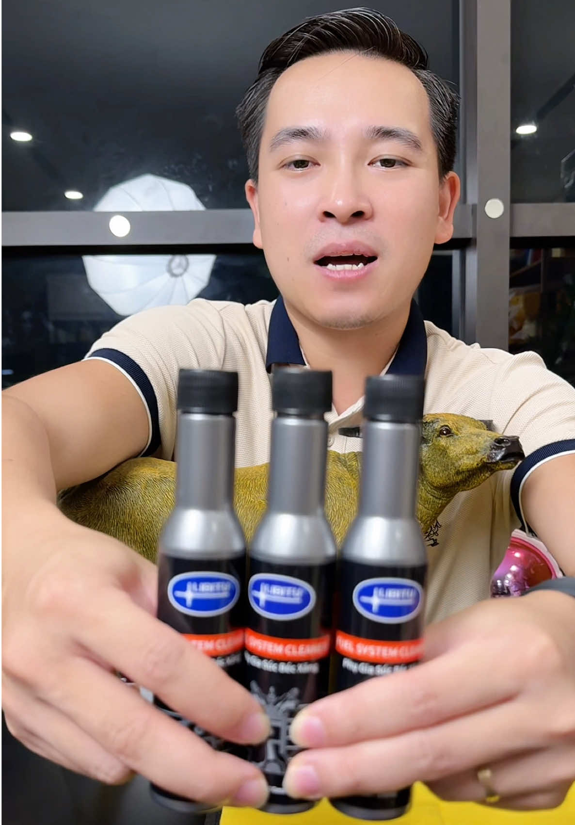 Combo Chai Súc Béc Xăng Libitu Bảo Dưỡng Động Cơ Xe Máy
