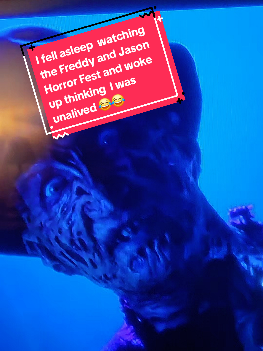 Ya'll,  I thought  I was a goner 😂#horrormovie  #freddykruger  #halloween  #nightmareonelmstreet #fyp 