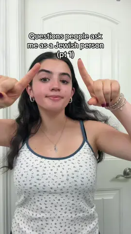 Answering questions I get asked as a Jewish person! #jewishtiktok #funny #relatable #fyp #viral 