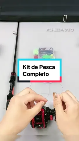 Kit de Pesca Completo com hastes de parafuso #pesca #kitdepesca #pescaria 