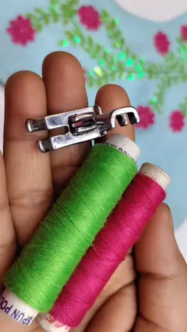 Beautiful & easy neck design tutorial for Kurti or blouse 🌸 Learn step by step how to make this stunning embroidery flower pattern using a sewing machine Perfect for beginners and home tailors ✨ #neckdesign #embroiderydesign #SewingMachine #foryou #fyp