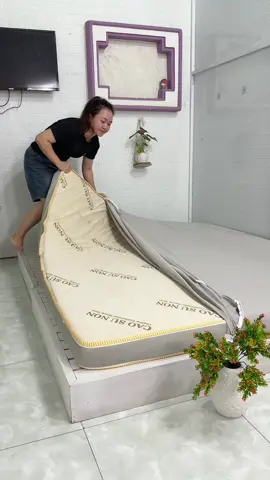 Áo bọc nệm khoá kéo 2 mặt chất thun lạnh mềm mịn. #diemseoulriviu #aobocnem #aobocnem2mat #aobocnemthunlanh 