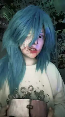 It’s hard to lip sync with this makeup 😭 #sallyface #sallyfacecosplay #fyp #cosplay #salvis 