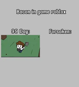 🥓 in game roblox: #forsaken #99daysintheforest #roblox