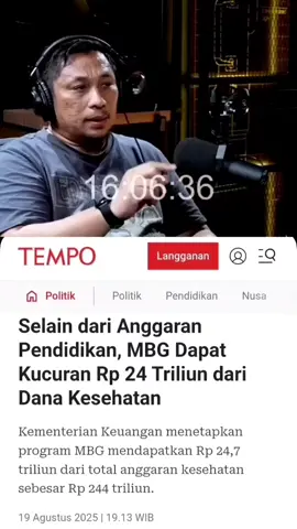Dana PENDIDIKAN Dipotong Untuk Dana MBG. #FiturSuaraTikTok #mbg #makanbergizigratis #prabowo #jokowi 