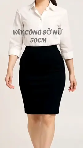 Chân váy ngắn công sở nữ 50cm #vaycongso #vayngan #chanvaycongso #chanvay #thoitrangnu 