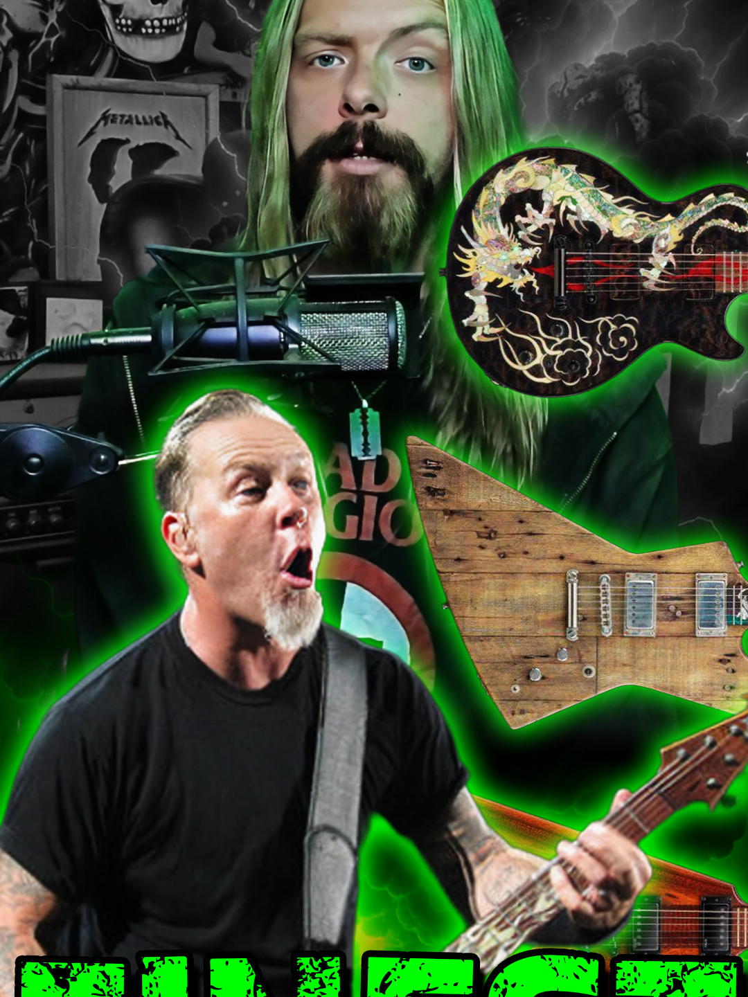 The MASTER Behind James Hetfield's COOLEST Guitars #metal #metalhead #heavymetal #guitar #foryou