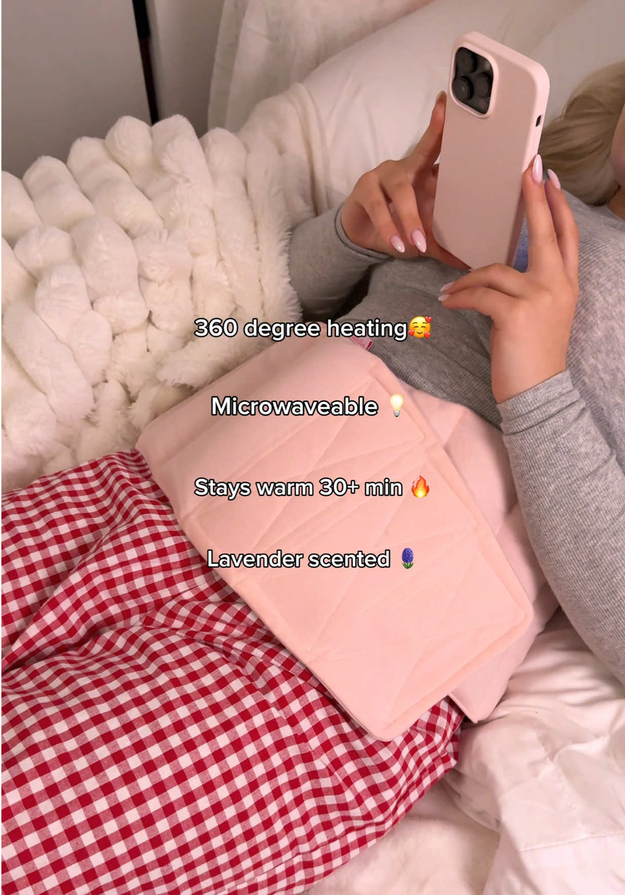 360 degree heating ✨ #kuddle #periodcramps #periopain #heatpad