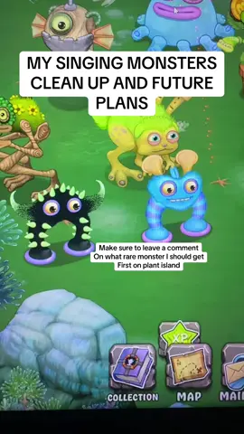 Don’t forget to tell me what I should do with my shugabush if he should go to gold island or shugabush island #mysingingmonster #msm 
