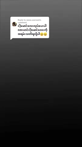 Replying to @www.useream ရပီနော💗 #ဒီတစ်ပုဒ်တော့fypပေါ်ရောက်ချင်တယ် #viewလဲမတက်ဘူး🤕 #တောင်းထားလို့တင်ပေးလိုက်ပါပီ #viral #tiktok 