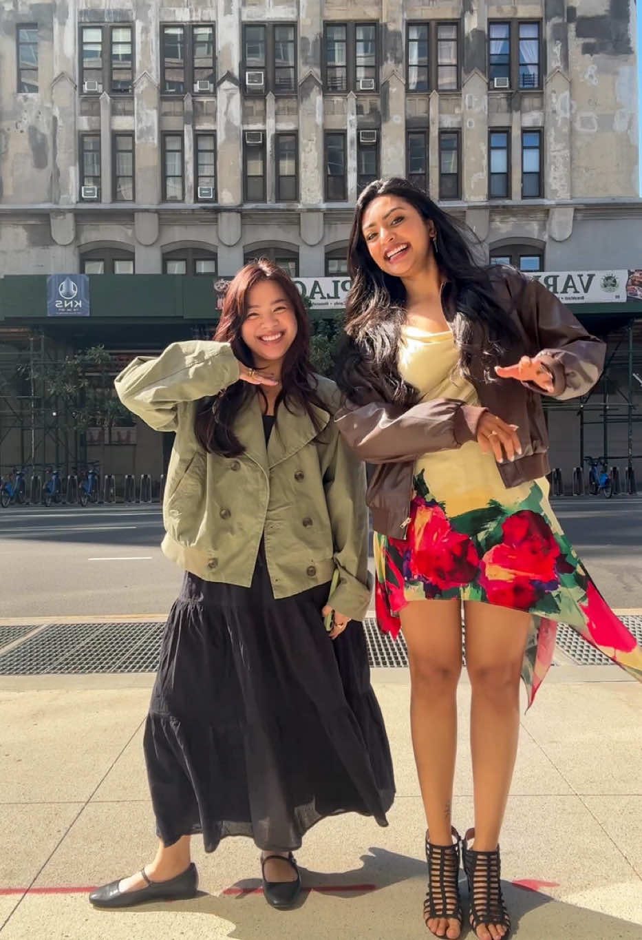 matcha with bestie @camille 𐙚⊹ ࣪ ˖ 🍵☕️   #browngirltiktok #matcha #besties #fyp #newyorkcity