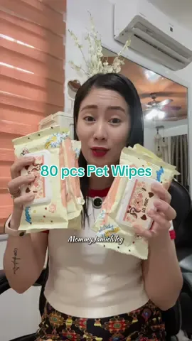 Sulit na Pet wipes 80pcs na #mommyjamielvlog 