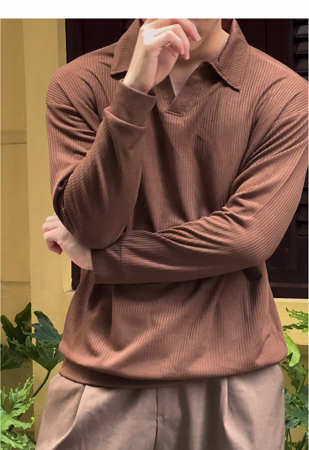 Áo polo thun gân nhung tăm #phamthanhnam #tiktokshop #dothudong #livestream 