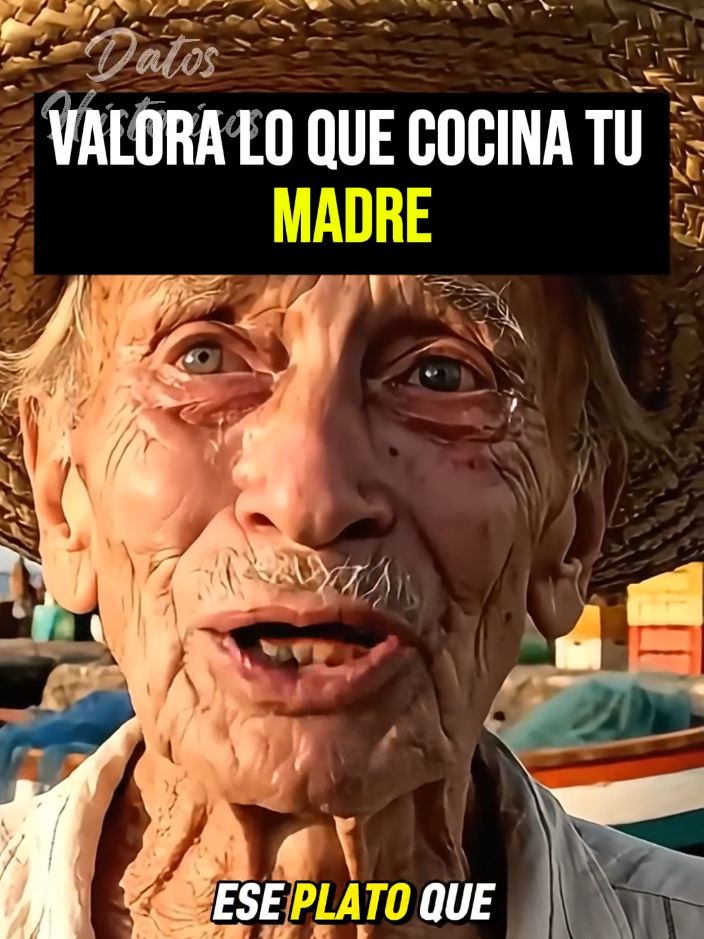 VALORA lo que COCINA tú MADRE 🙏♥️✨ #reflexion #motivacion #amor #mamá #madre 