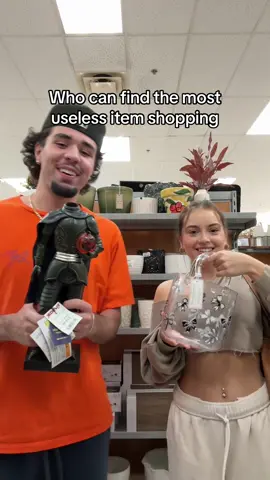 Finding useless items shopping 🤣 #fyp #viral #antoniodez #maddyandantonio #tjmaxx 