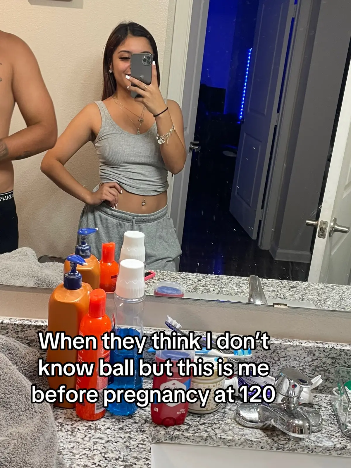 I’ll bounce back🤞🏼😣#pregnantlife #5monthspregnant 