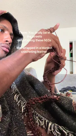 New Skill unlocked  #crochet #crochetbae #crochetersoftiktok #leatherart 