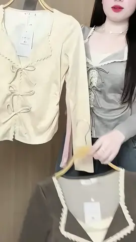 Áo kiểu 3 dây nơ, nhún v2 tôn dáng tính ứng dụng cao, dễ phối đồ vải Len Thỏ mềm mịn co giãn 4 chiều#aokieu #aokieunu #aokieuxinh #thoitrang #xuhuong 