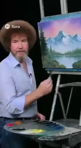 this is insane #ai #sora #crashout #bobross 
